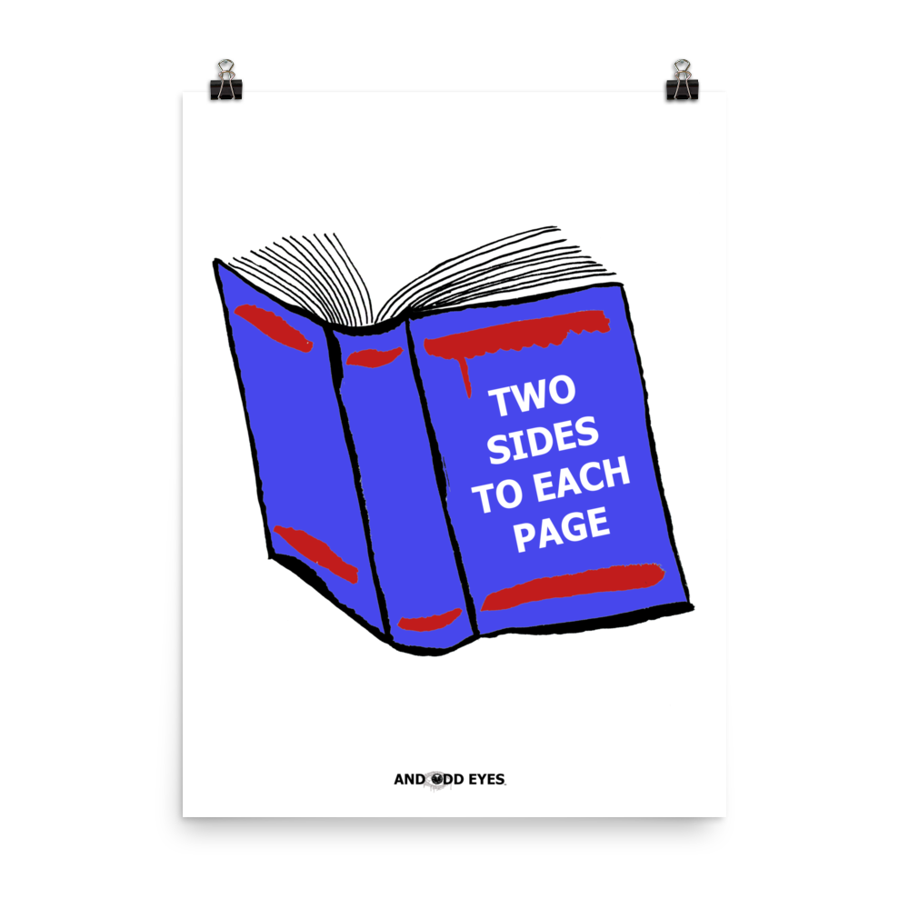 Two Sides (To Each Page) Poster