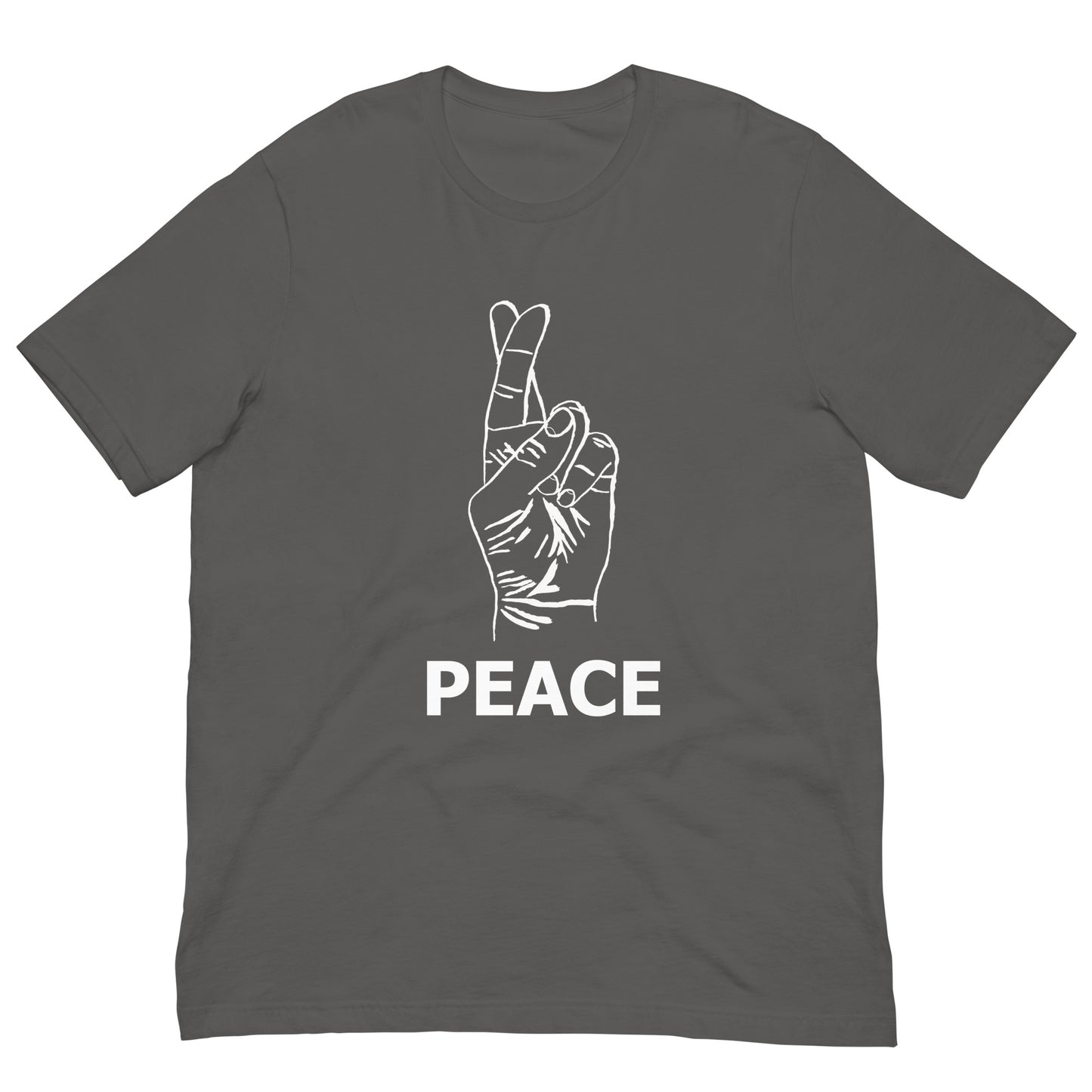 Peace Unisex t-shirt (White Ink)