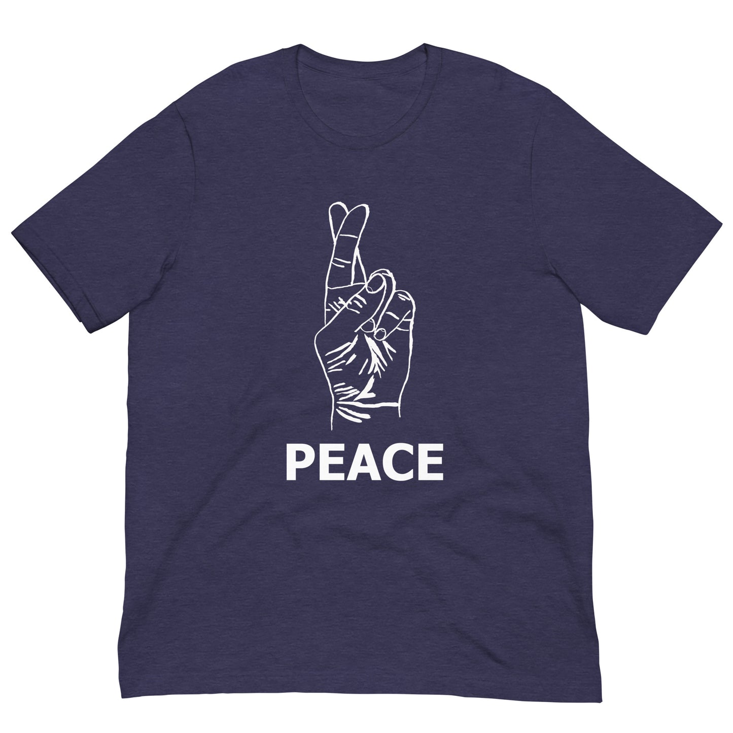 Peace Unisex t-shirt (White Ink)