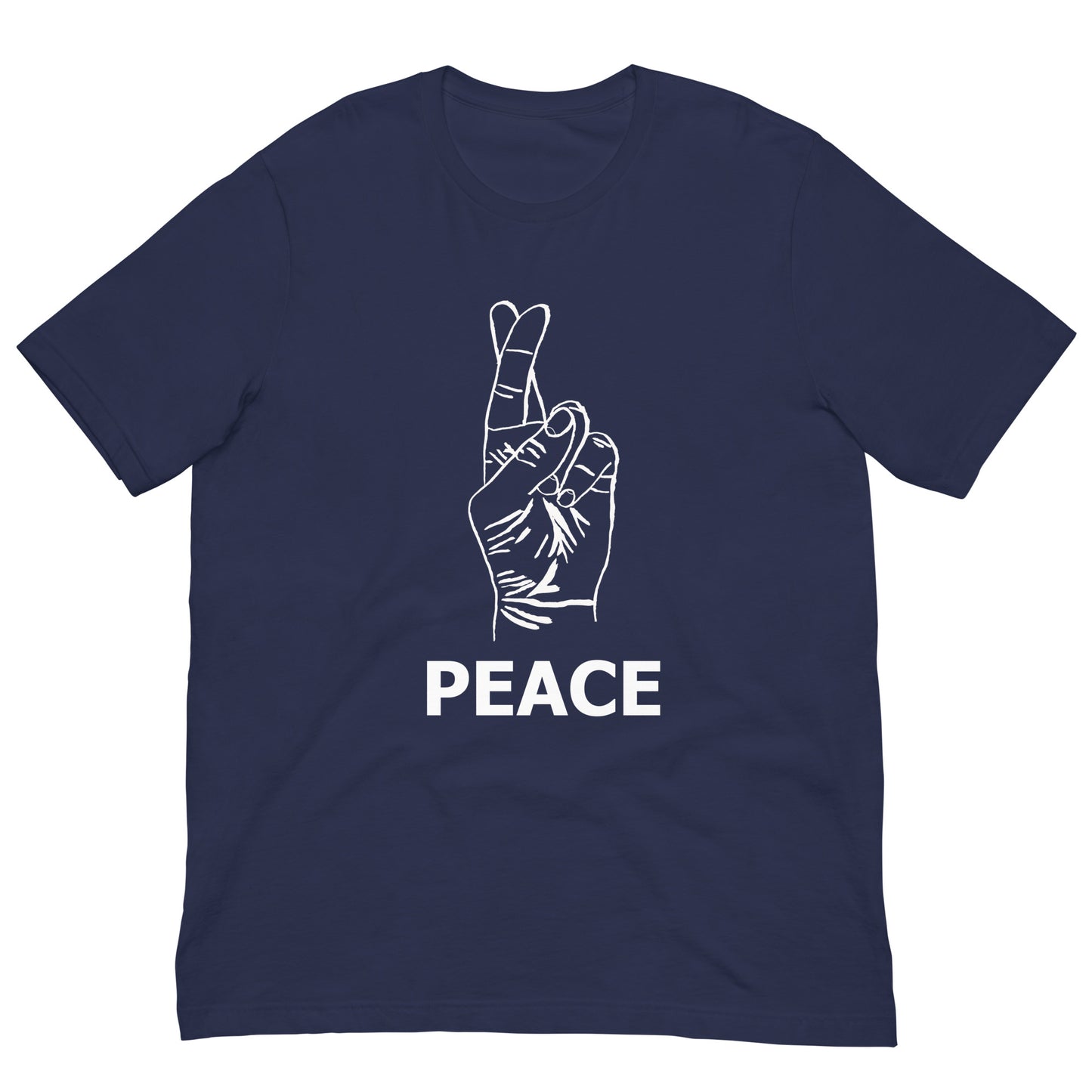 Peace Unisex t-shirt (White Ink)