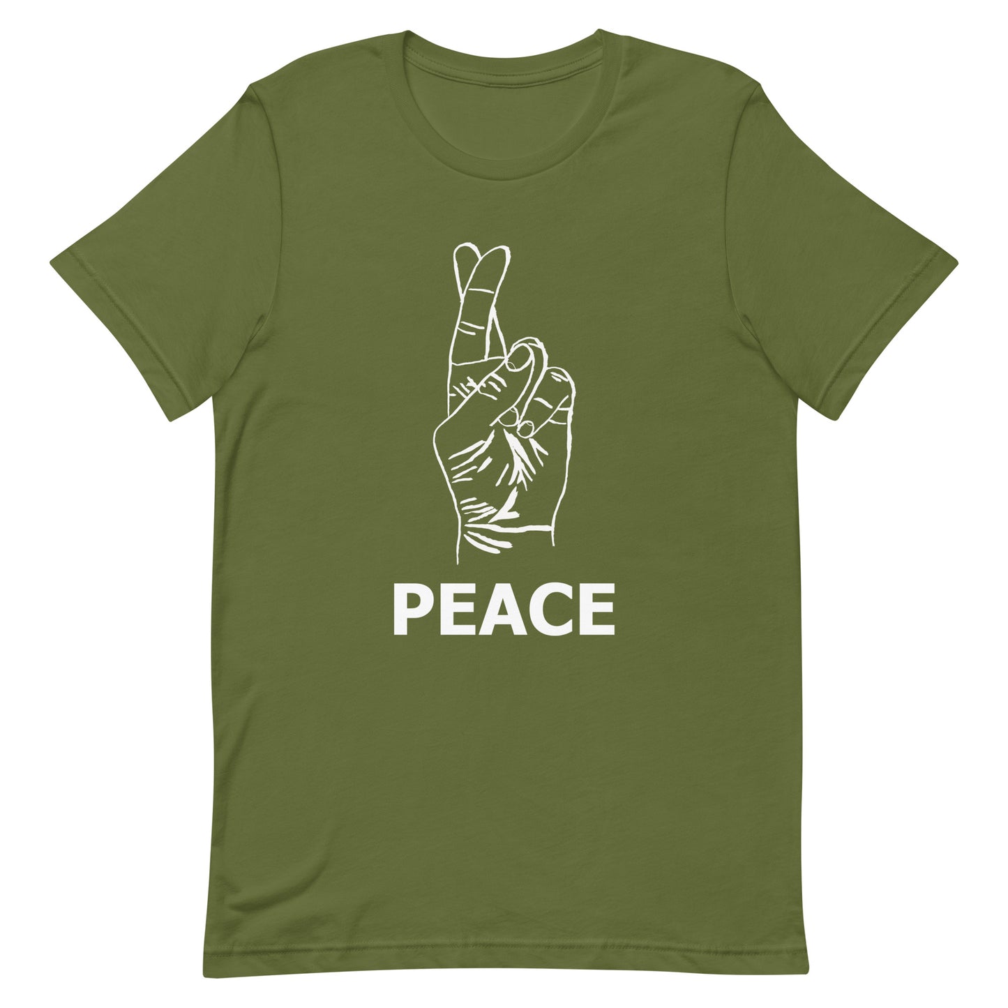 Peace Unisex t-shirt (White Ink)