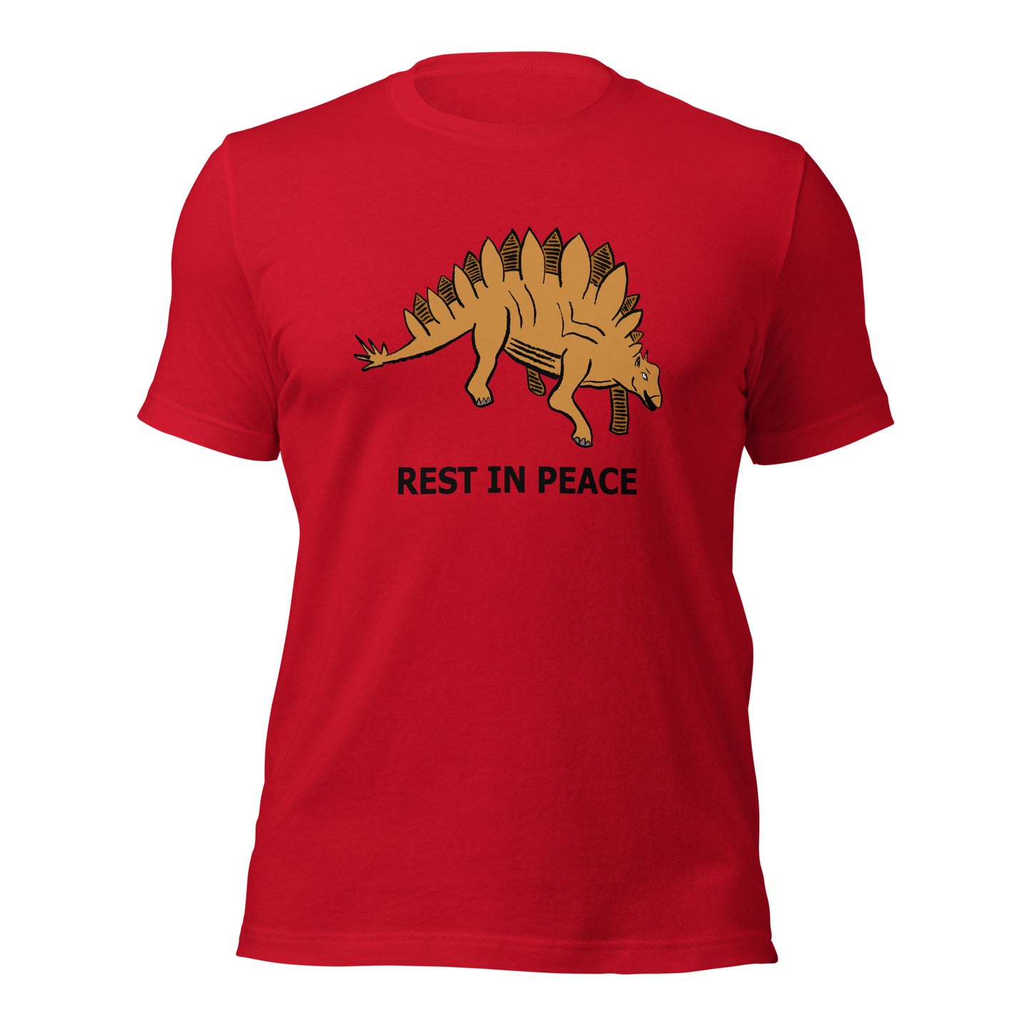 Stegosaurus (RIP) Unisex t-shirt
