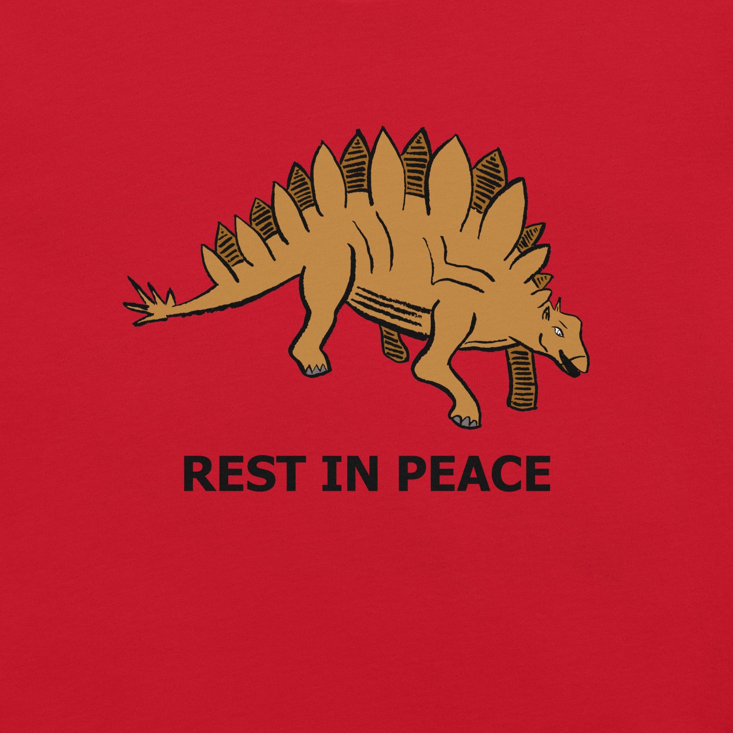 Stegosaurus (RIP) Unisex t-shirt
