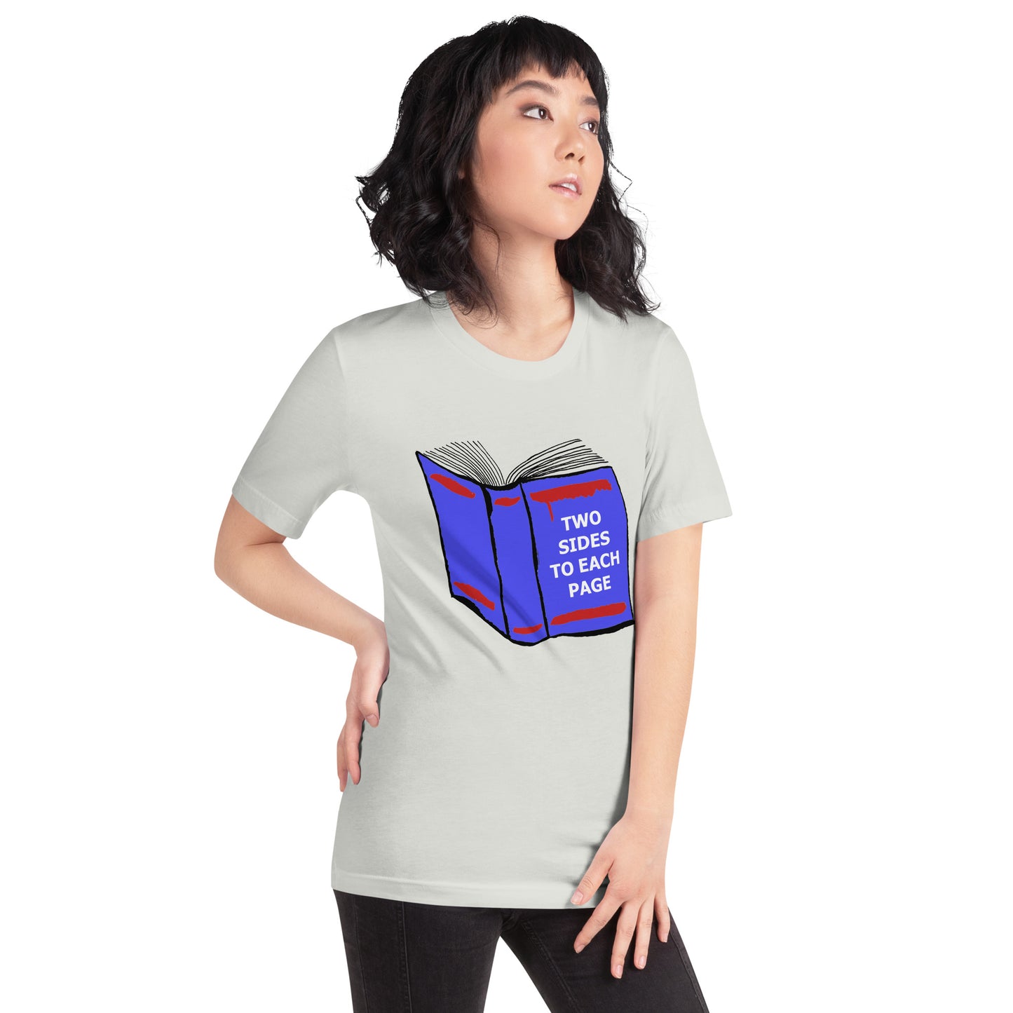 Two Sides (To Each Page) Unisex t-shirt