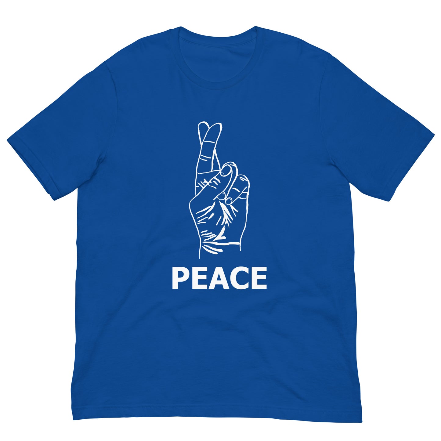 Peace Unisex t-shirt (White Ink)