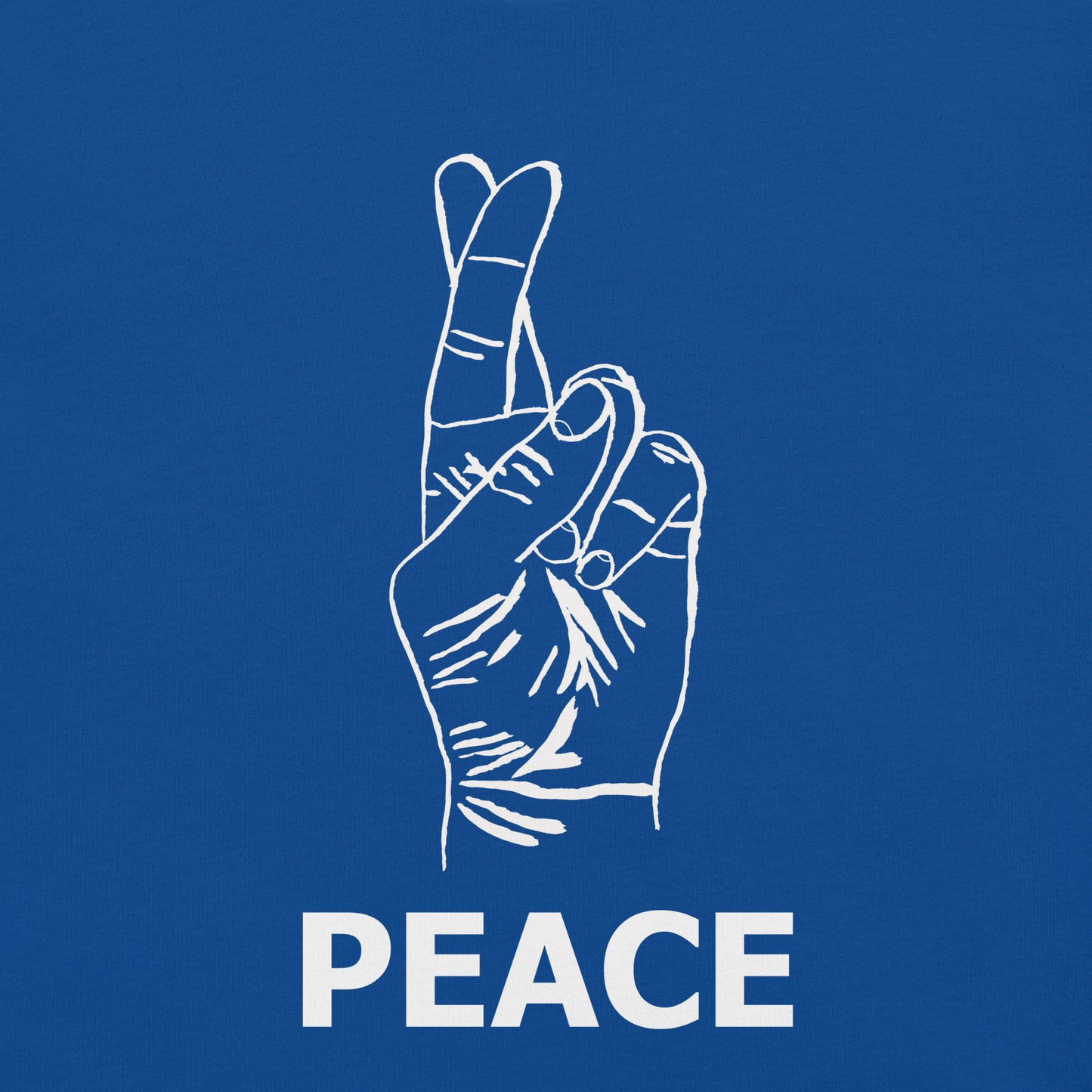 Peace Unisex t-shirt (White Ink)