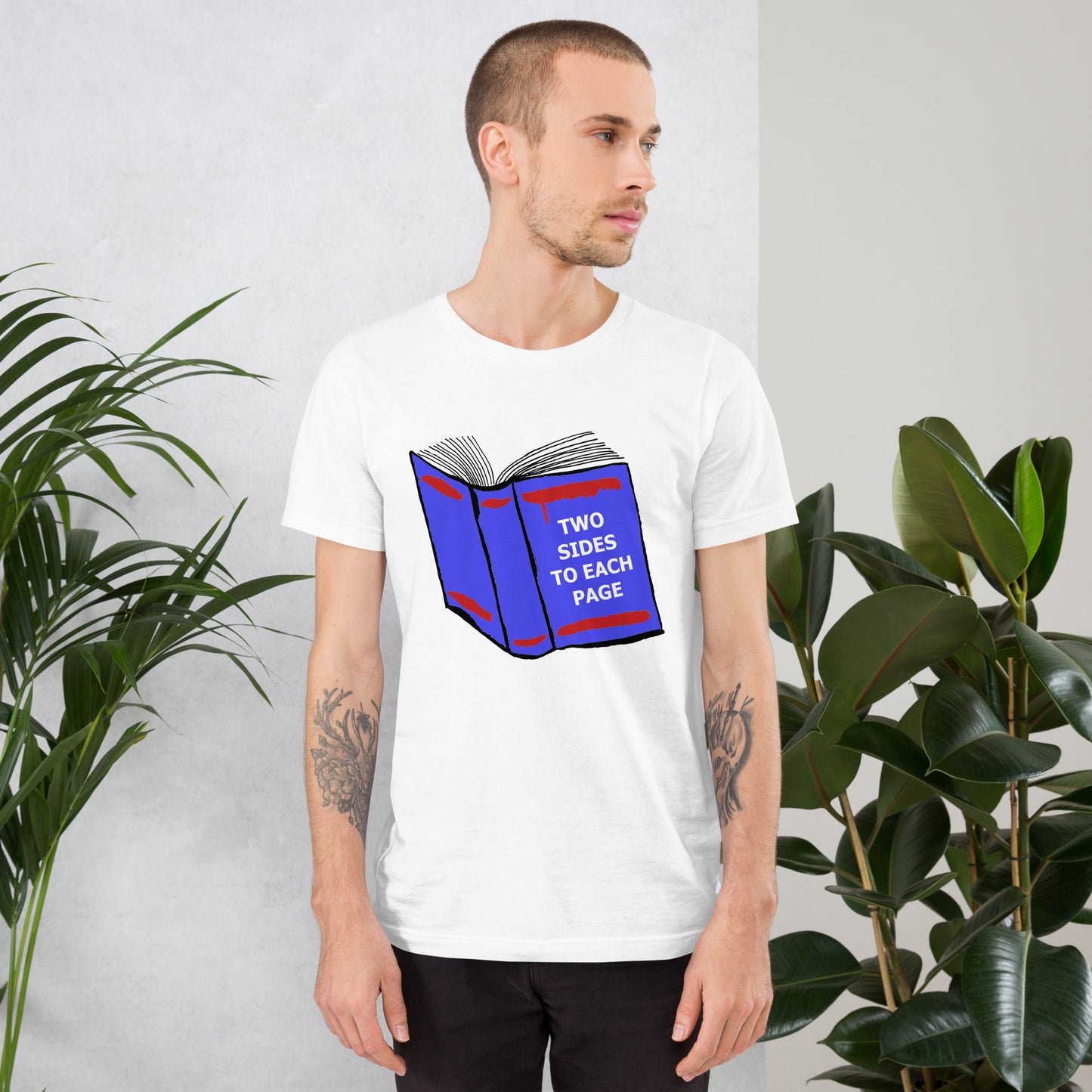 Two Sides (To Each Page) Unisex t-shirt