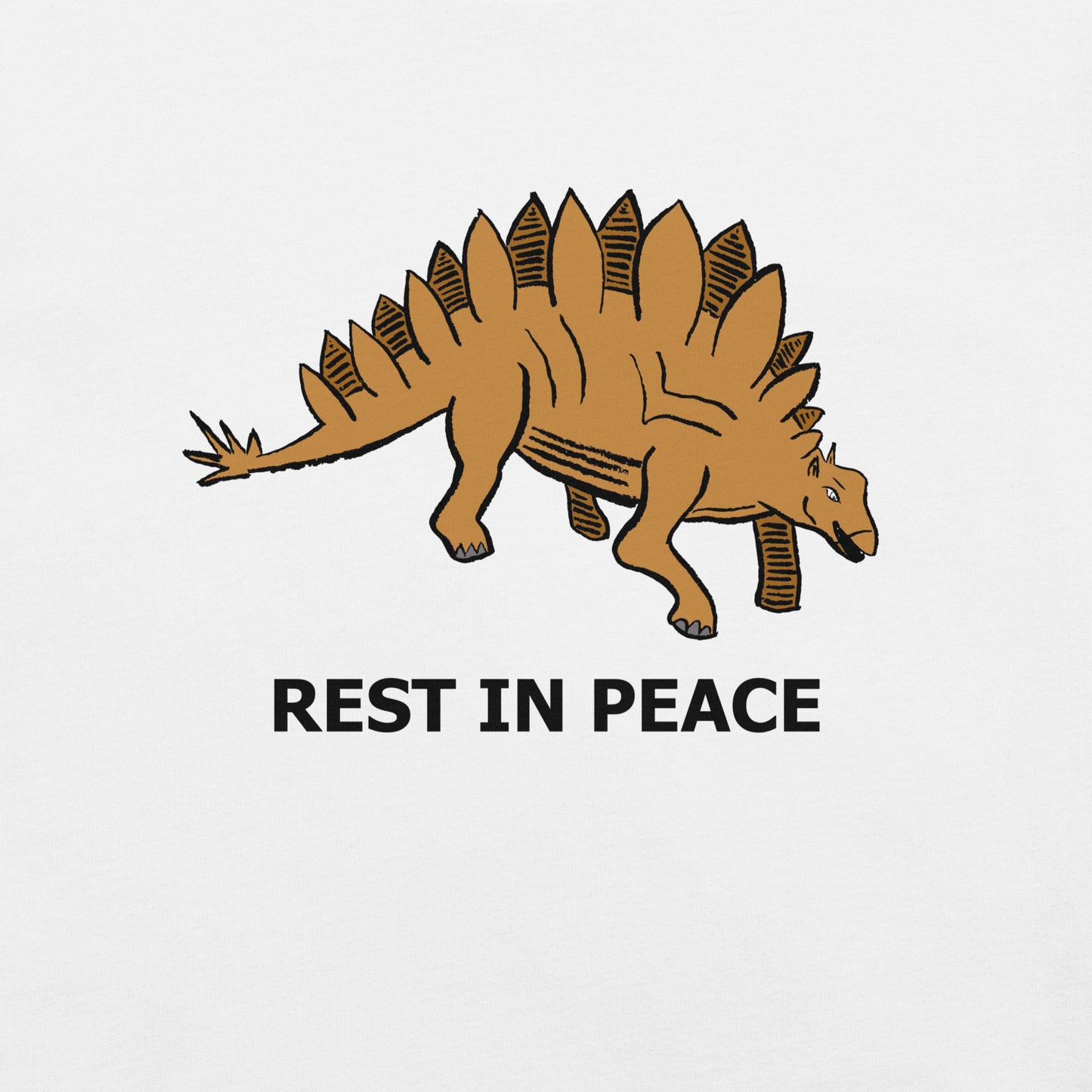 Stegosaurus (RIP) Unisex t-shirt