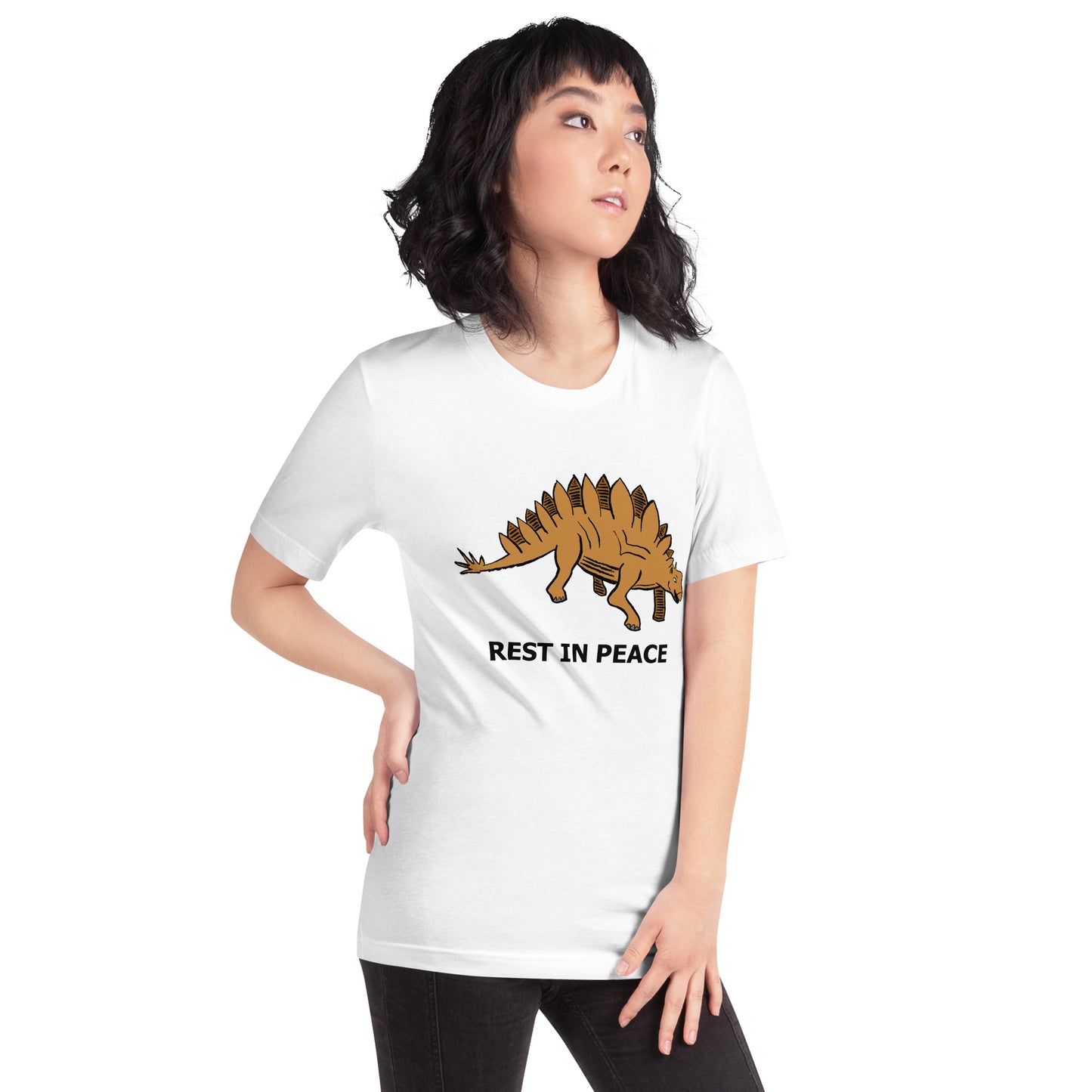 Stegosaurus (RIP) Unisex t-shirt