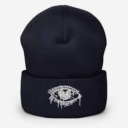 Cyclops Beanie (White Threads)