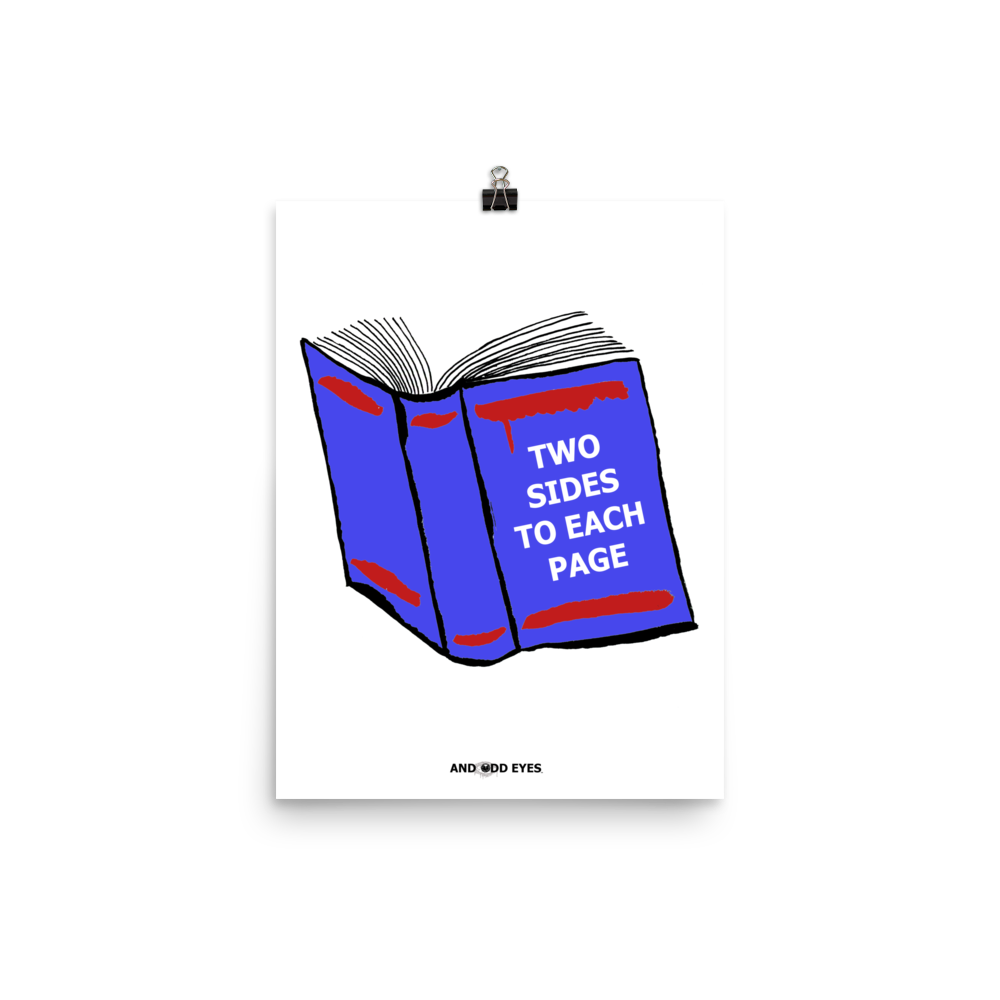 Two Sides (To Each Page) Poster