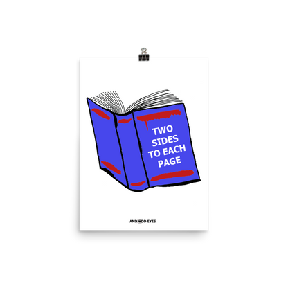 Two Sides (To Each Page) Poster