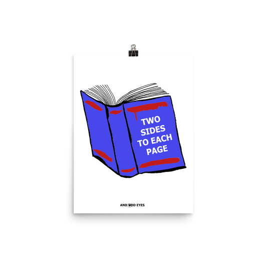 Two Sides (To Each Page) Poster