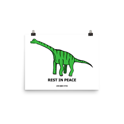 Brachiosaurus (RIP) Poster