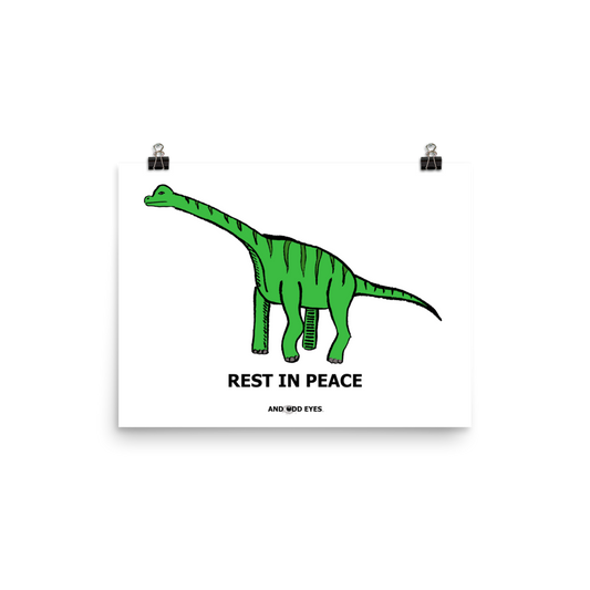 Brachiosaurus (RIP) Poster
