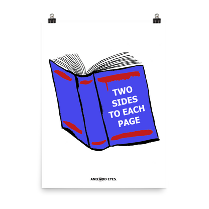 Two Sides (To Each Page) Poster