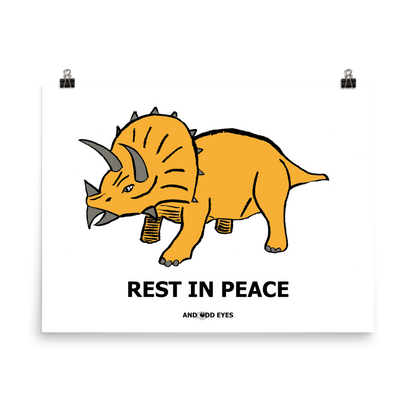 Triceratops (RIP) Poster