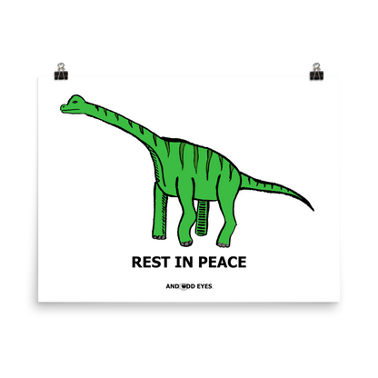 Brachiosaurus (RIP) Poster