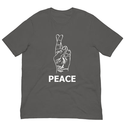 Peace Unisex t-shirt (White Ink)