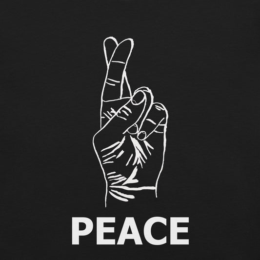 Peace Unisex t-shirt (White Ink)