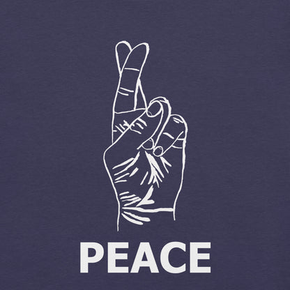 Peace Unisex t-shirt (White Ink)