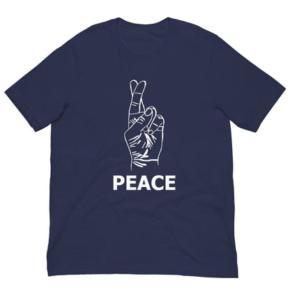 Peace Unisex t-shirt (White Ink)