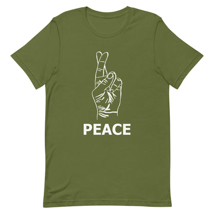 Peace Unisex t-shirt (White Ink)