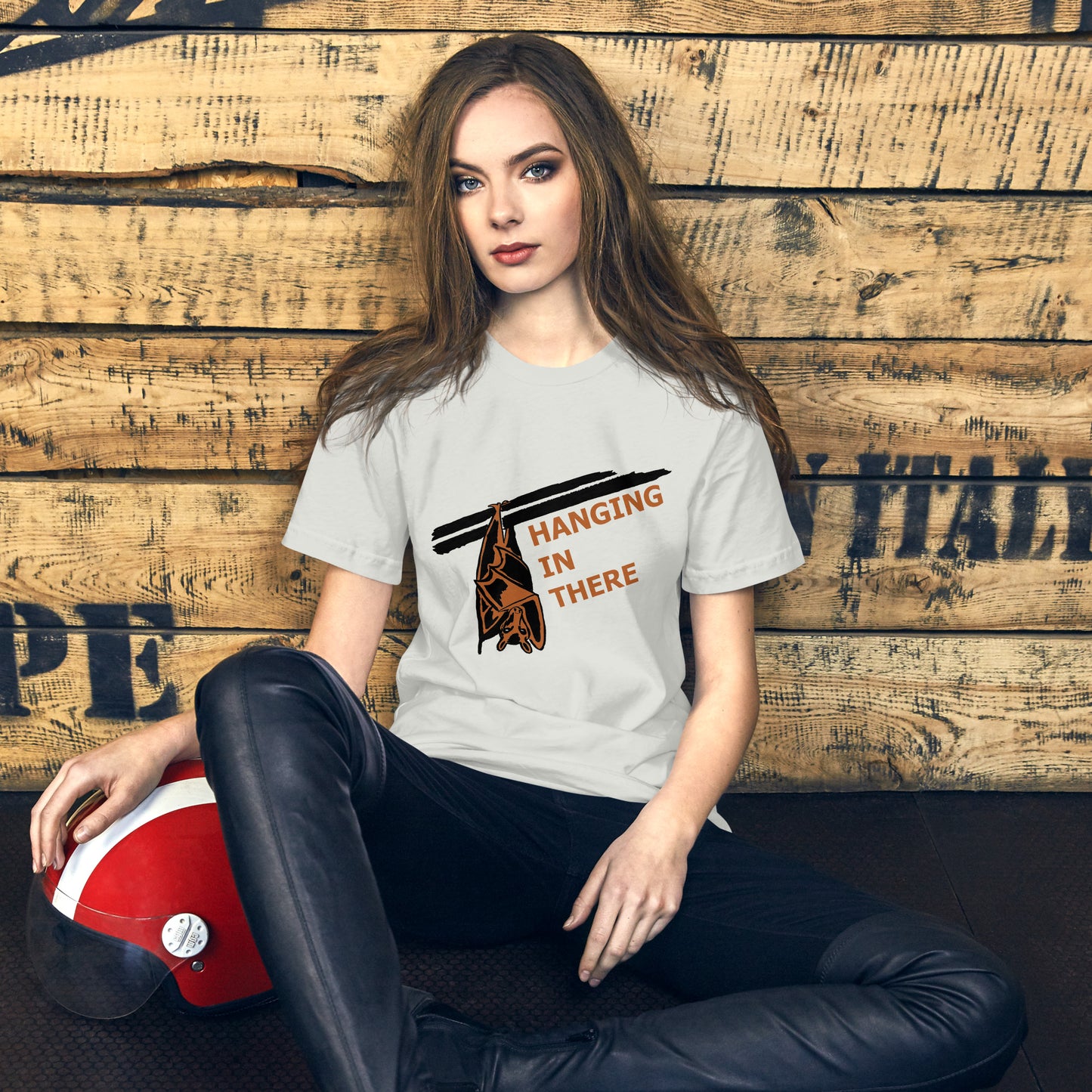 Hanging In There Unisex t-shirt