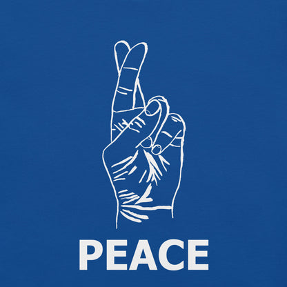 Peace Unisex t-shirt (White Ink)
