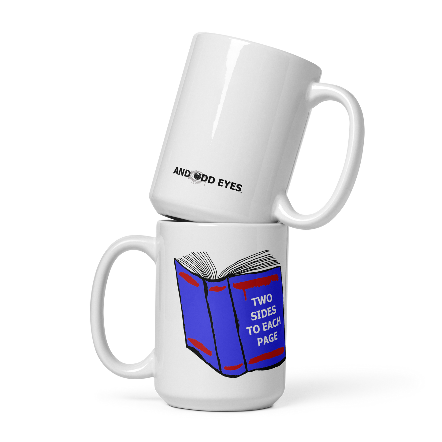 Two Sides (To Each Page) mug