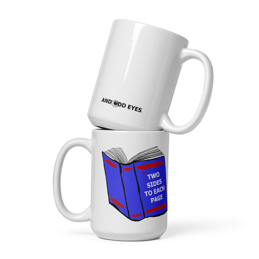 Two Sides (To Each Page) mug